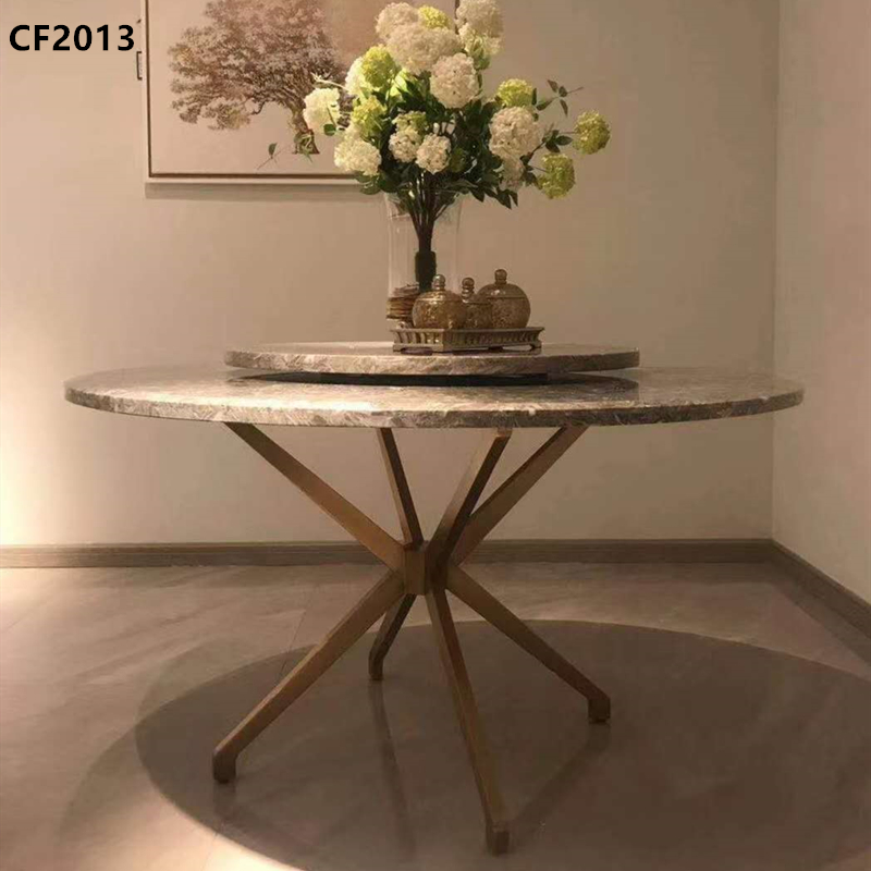 Dining table, metal table, solid wood table, marble table, hotel table